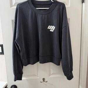 lululemon athletica Dark Gray Crewneck Sweatshirt